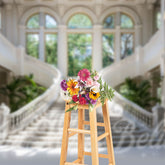 Aperturee - Vintage Cascading Staircase Architecture Backdrop